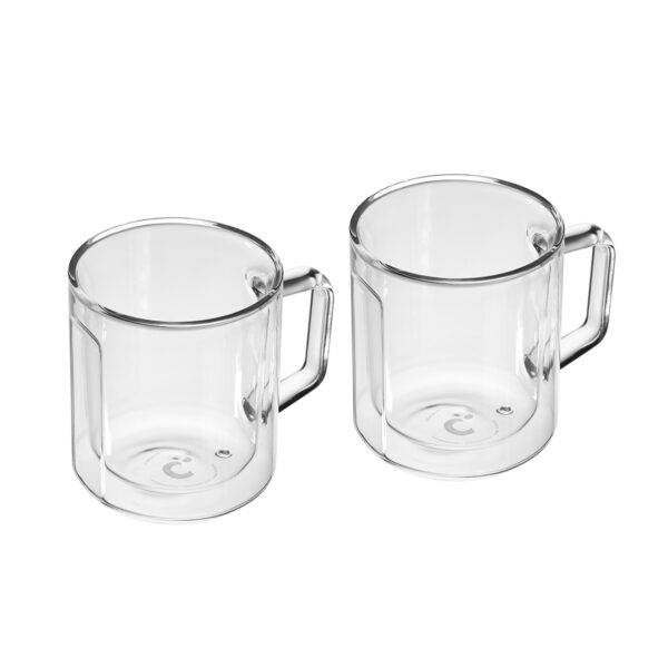 Clear Glass Mug Set